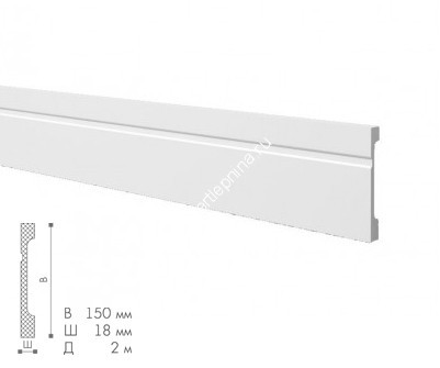 Напольный плинтус NMC Wallstyl FD 15