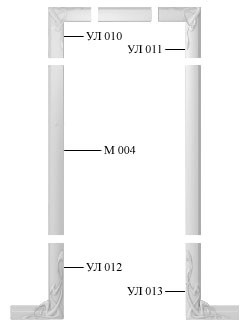 Угловой элемент Modus Decor УЛ 010