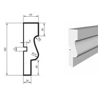 Фасадный молдинг Prestige Decor MC 120