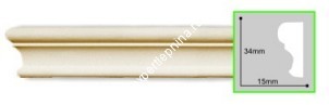 Декоративный молдинг Fabello Decor CR 3063