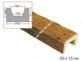 Декоративная балка Saarpor Decosa (дуб темный) 200х130x3000 мм 3