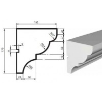 Фасадный карниз Prestige Decor КС 103
