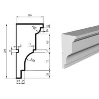 Фасадный карниз Prestige Decor КС 107