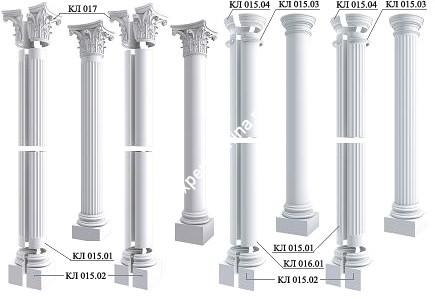 Капитель колонны Modus Decor КЛ 017